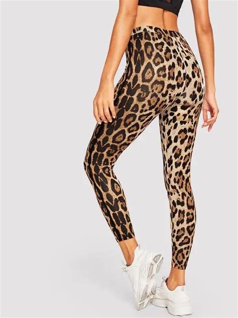 high waisted leopard print leggings.